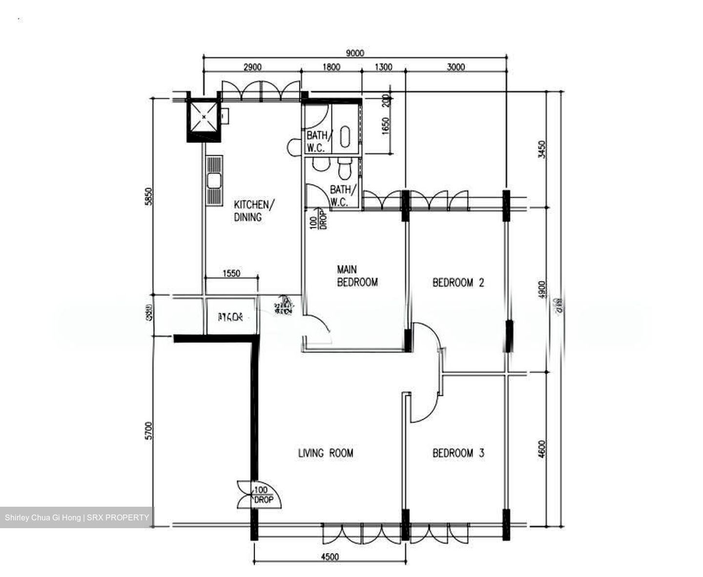Blk 173 Kebun Baru Link 1 (Ang Mo Kio), HDB 4 Rooms #611419851